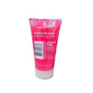 Lee Stafford Bleach Blondes KISS OF COLOUR Playful Pink 5.0 Oz  Lasts 1-4 Washes